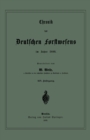 Image for Chronik Des Deutschen Forstwesens Im Jahre 1888: Xiv. Jahrgang