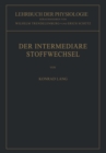 Image for Der Intermediare Stoffwechsel