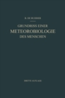 Image for Grundriss Einer Meteorobiologie des Menschen: Wetter- und Jahreszeiteneinflusse