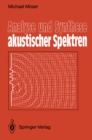 Image for Analyse und Synthese akustischer Spektren