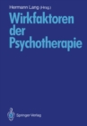 Image for Wirkfaktoren Der Psychotherapie