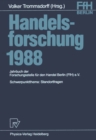 Image for Handelsforschung 1988: Schwerpunktthema: Standortfragen