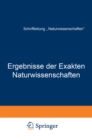 Image for Ergebnisse Der Exakten Naturwissenschaften: Zehnter Band