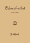 Image for Die Erziehungsanstalt Schnepfenthal 1784-1934