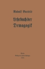 Image for Lehrbuch der Demagogik