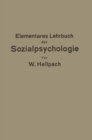Image for Elementares Lehrbuch der Sozialpsychologie