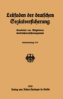 Image for Leitfaden der deutschen Sozialversicherung: Neubearbeitung 1930