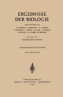 Image for Ergebnisse Der Biologie : 25
