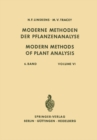 Image for Modern Methods of Plant Analysis / Moderne Methoden der Pflanzenanalyse : 6
