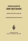 Image for Fortschritte Der Botanik
