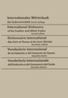 Image for Internationales Woerterbuch der Lederwirtschaft / International Dictionary of the Leather and Allied Trades / Dictionnaire International des Cuirs et Peaux et de leurs Derives / Vocabulario Internacio