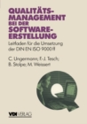 Image for Qualitatsmanagement bei der Softwareerstellung: Leitfaden fur die Umsetzung der DIN EN ISO 9000