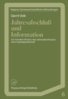 Image for Jahresabschlu Und Information: Zur Formalen Struktur Des Jahresabschlusses Einer Kapitalgesellschaft : 6