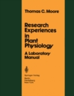 Image for Research Experiences in Plant Physiology: A Laboratory Manual