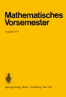 Image for Mathematisches Vorsemester: Ausgabe 1977