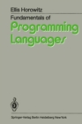 Image for Fundamentals of Programming Languages