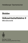Image for Volkswirtschaftslehre Ii: Mikrookonomik