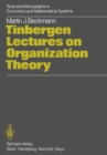 Image for Tinbergen Lectures on Organization Theory