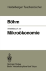 Image for Arbeitsbuch zur Mikrookonomie