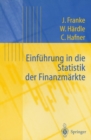 Image for Einfuhrung in Die Statistik Der Finanzmarkte