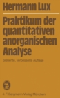 Image for Praktikum der quantitativen anorganischen Analyse