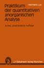Image for Praktikum Der Quantitativen Anorganischen Analyse