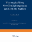 Image for Wissenschaftliche Veroeffentlichungen aus den Siemens-Werken : XV. Band Erstes Heft (abgeschlossen am 31. Dezember 1935)