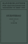 Image for Stadtebau: Ii. Teil: Eisenbahnwesen Und Stadtebau, 1. Band