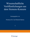 Image for Wissenschaftliche Veroffentlichungen aus dem Siemens-Konzern: I. Band Zweites Heft (abgeschlossen am 1. Marz 1921)