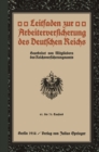 Image for Leitfaden zur Arbeiterversicherung des Deutschen Reichs: 61. bis 70. Tausend