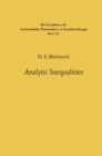 Image for Analytic Inequalities : 165