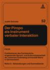 Image for Der Piropo als Instrument verbaler Interaktion: eine soziopragmatische Untersuchung am Beispiel Venezuelas : Bd. 52