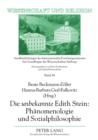 Image for Die unbekannte Edith Stein: Phanomenologie und Sozialphilosophie : 14