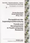 Image for Perspektiven der Jugendsprachforschung Trends and Developments in Youth Language Research : 3