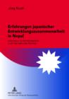 Image for Erfahrungen japanischer Entwicklungszusammenarbeit in Nepal: Interessen, Entwicklungsziele und internationale Normen