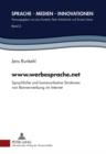 Image for www.werbesprache.net: Sprachliche und kommunikative Strukturen von Bannerwerbung im Internet