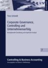 Image for Corporate Governance, Controlling und Unternehmenserfolg: Konzeptionelle Gestaltung und empirische Analyse : 7
