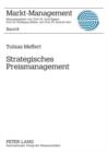 Image for Strategisches Preismanagement : 8