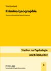 Image for Kriminalgeographie: Theoretische Konzepte und empirische Ergebnisse : 3
