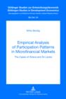 Image for Empirical analysis of participation patterns in microfinancial markets: the cases of Ghana and Sri Lanka
