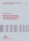 Image for M&amp;A Activity, Divestitures and Initial Public Offerings in the Fashion Industry