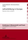 Image for Lehrerbildung in Europa: Geschichte, Struktur und Reform : 9