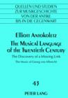Image for The Musical Language of the Twentieth Century: The Discovery of a Missing Link- The Music of Georg von Albrecht : 43