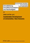 Image for Sustainable development at universities: new horizons : v. 34