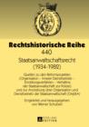 Image for Staatsanwaltschaftsrecht (1934-1982): Quellen zu den Reformprojekten (Organisation - Innerer Dienstbetrieb - Ermittlungsverfahren - Verhaltnis der Staatsanwaltschaft zur Polizei) und zur Anordnung uber Organisation und Dienstbetrieb der Staatsanwaltschaft (OrgStA)