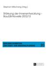 Image for Staerkung der Innenentwicklung - BauGB-Novelle 2012/13 : 20
