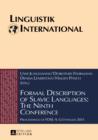 Image for Formal Description of Slavic Languages: The Ninth Conference: Proceedings of FDSL 9, Goettingen 2011