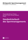 Image for Handwoerterbuch des Sportmanagements : 2