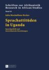 Image for Sprachattitueden in Uganda: Sprachpolitik und interethnische Beziehungen