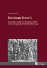 Image for Don Juan Tenorio: zur Vorgeschichte des Don Juan-Stoffes in der europaischen Volksuberlieferung